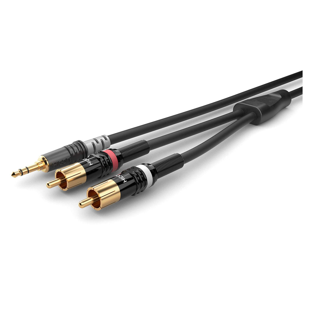 Sommer Cable Basic+ HBP-3SC2 / 3,5 mm Miniklinke stereo Hicon - 2 RCA/Cinch Hicon (0,3m), 0,3m