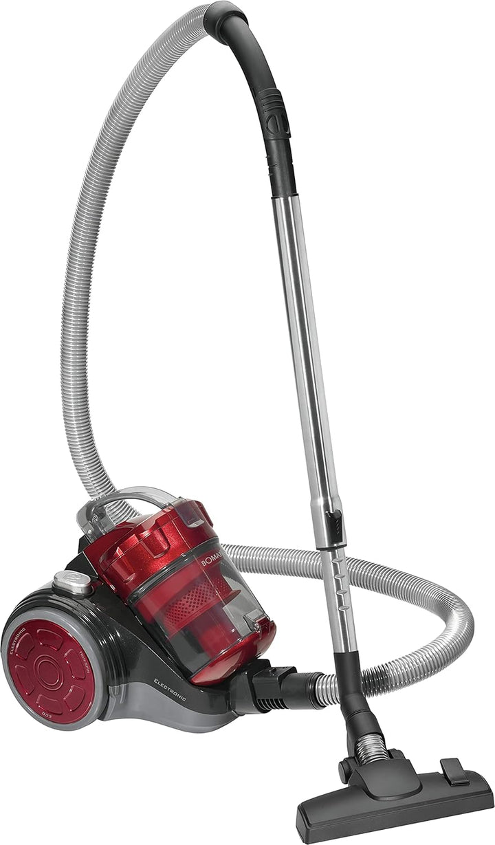 Bomann Bodenstaubsauger | beutelloser Staubsauger | 4-Fach Filtersystem | HEPA-Filter | 700 Watt | E