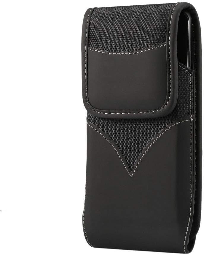 Holster Case Cover Nylon with Rotating Belt Clip for Sony Xperia XZ1 DUAL - Black