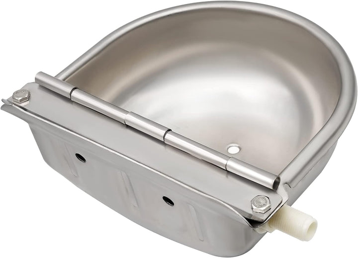 Automatischer Kuhtrinkwassernapf, Edelstahltränke für Hunde, Pferde, Rinder, Ziegen, Schafe, mit Kug