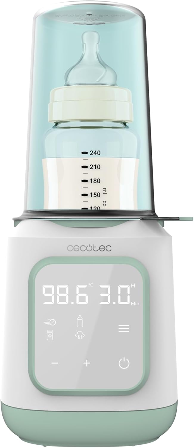 Cecotec Flaschenwärmer Nana BabyCare Single BottleWarmer, 4 Modi, Flaschenkorb, BPA-frei, sicher zum
