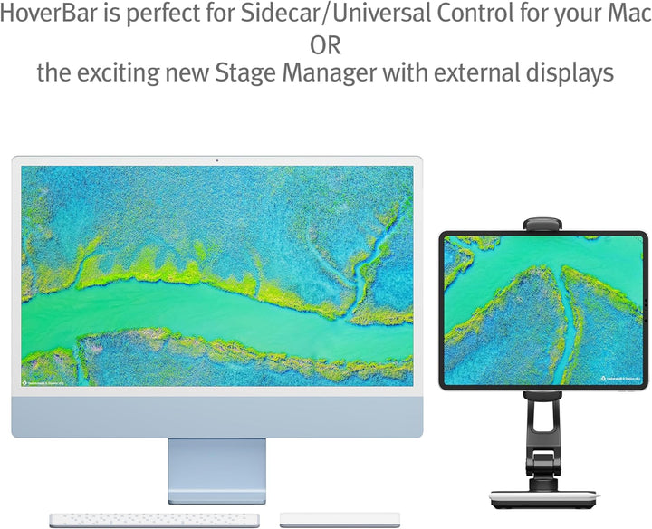 Twelve South HoverBar Duo (2nd Gen) for iPad/iPad Pro/Tablets | Adjustable Arm with New Quick-Releas