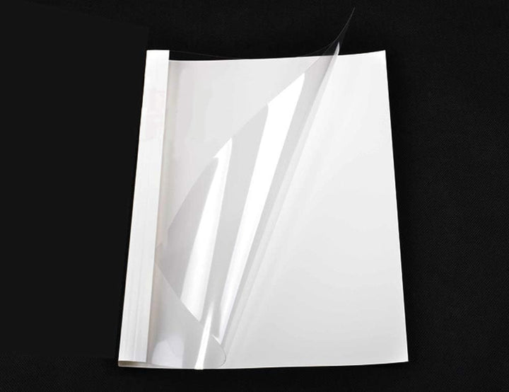 TUKA-i-AKUT [ 100x A4 6mm ] Thermobindemappen A4, Rückenbreite 6 mm, 100 Stück Thermo-Bindemappe für