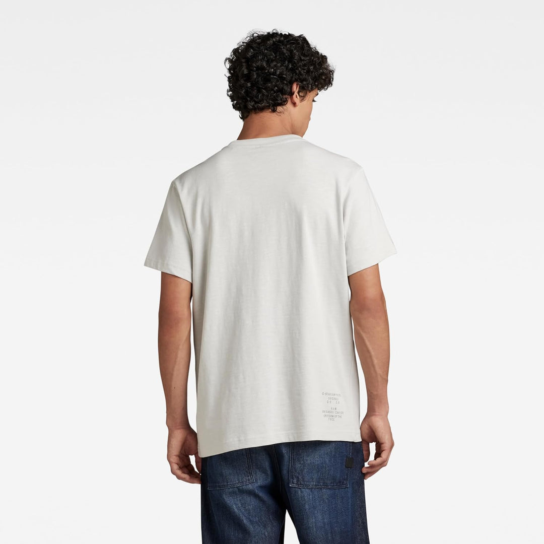G-STAR RAW Herren Utility Pocket Tape T-Shirts XL Grau (Cool Grey D22149-b248-1295), XL Grau (Cool G