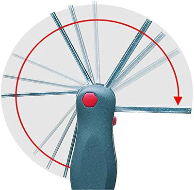 Wiha Multitool PocketStar® TORX 7-tlg., per Tastendruck schneller Zugriff, als Längs- und Quergriff