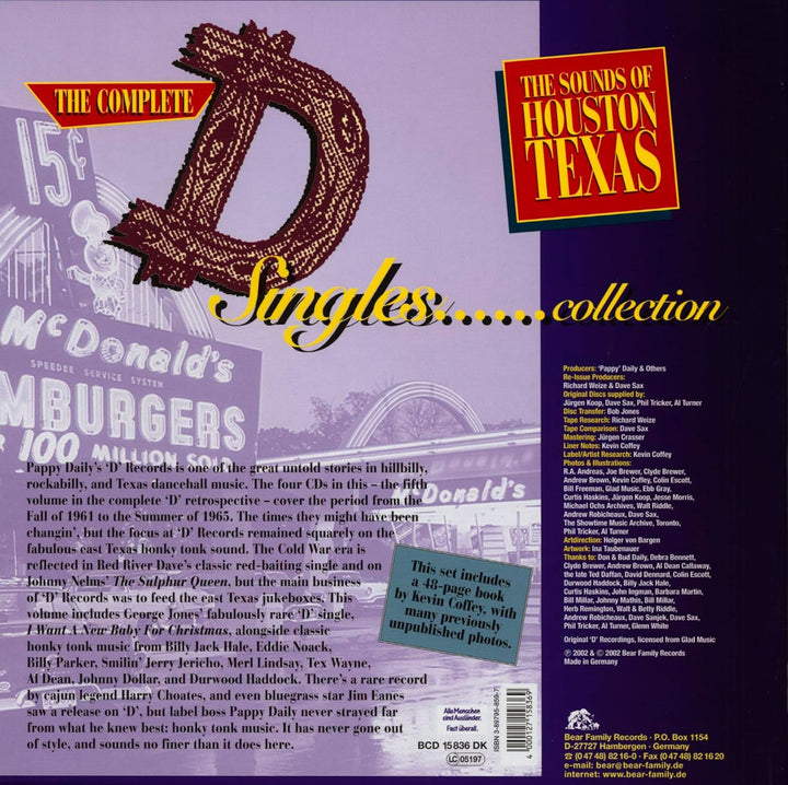 Vol.5,the d Singles, Audio-CD