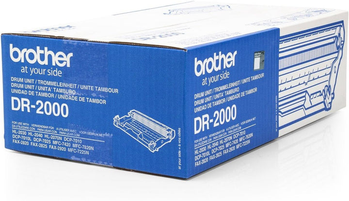 Brother Original DR-2000 /, für Fax 2820 P Premium Trommel, Farblos, 12000 Seiten