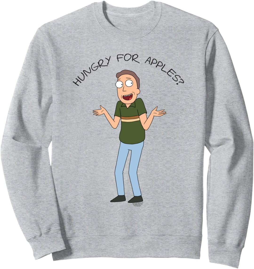 Rick and Morty Hungry For Apples Sweatshirt