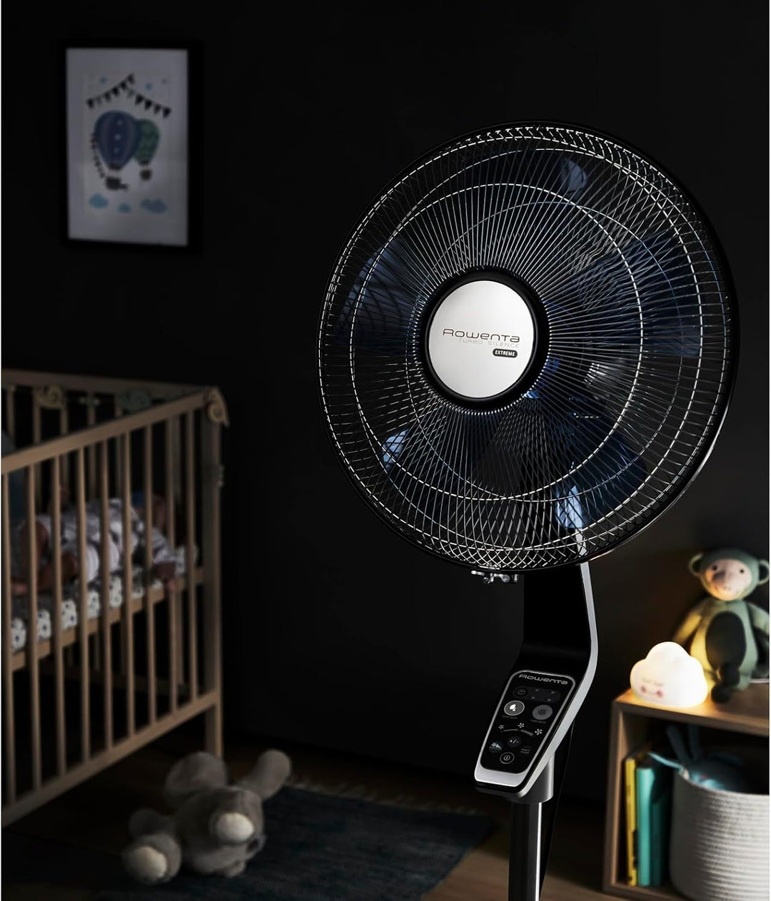 Rowenta VU5670 - Standventilator Turbo Boost Silence Extreme mit Fernbedienung, Durchmesser 40 cm, S