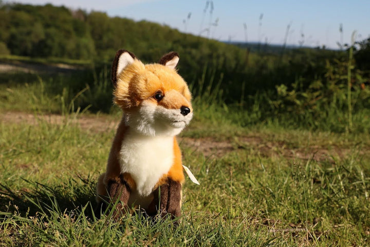 Uni-Toys - Rotfuchs klassisch - 27 cm (Höhe) - Plüsch-Fuchs, Waldtier - Plüschtier, Kuscheltier Sing