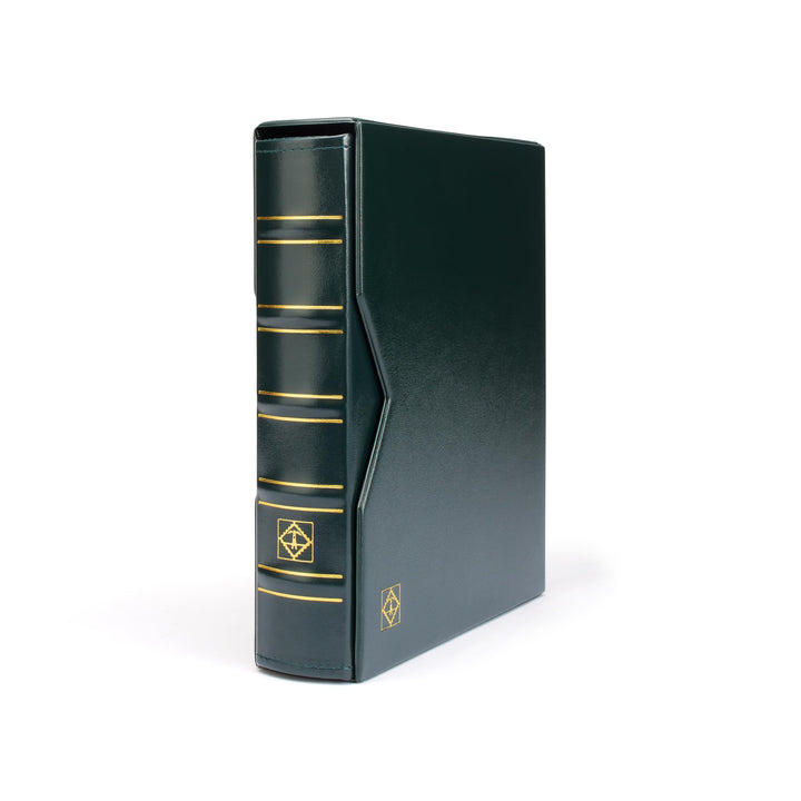 Leuchtturm 320397 Münzalbum Optima Classic - 10 Münzhüllen für Ø 42, 27, 20, 34 mm, 2 Deckblätter, S