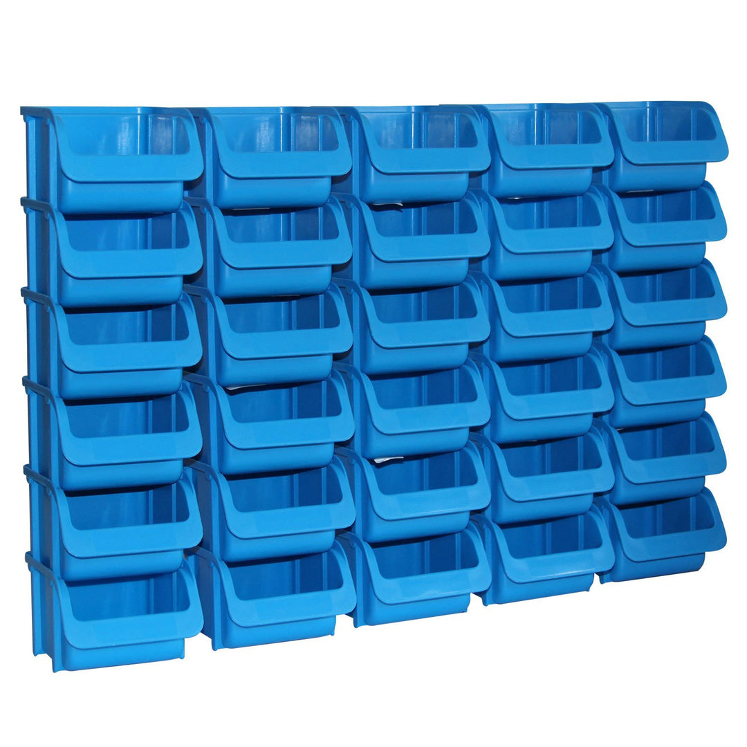 30x Sichtbox PP Grösse 1 blau PRO NEU 30er Set Sichtboxen Werkstatt-Lagerboxen