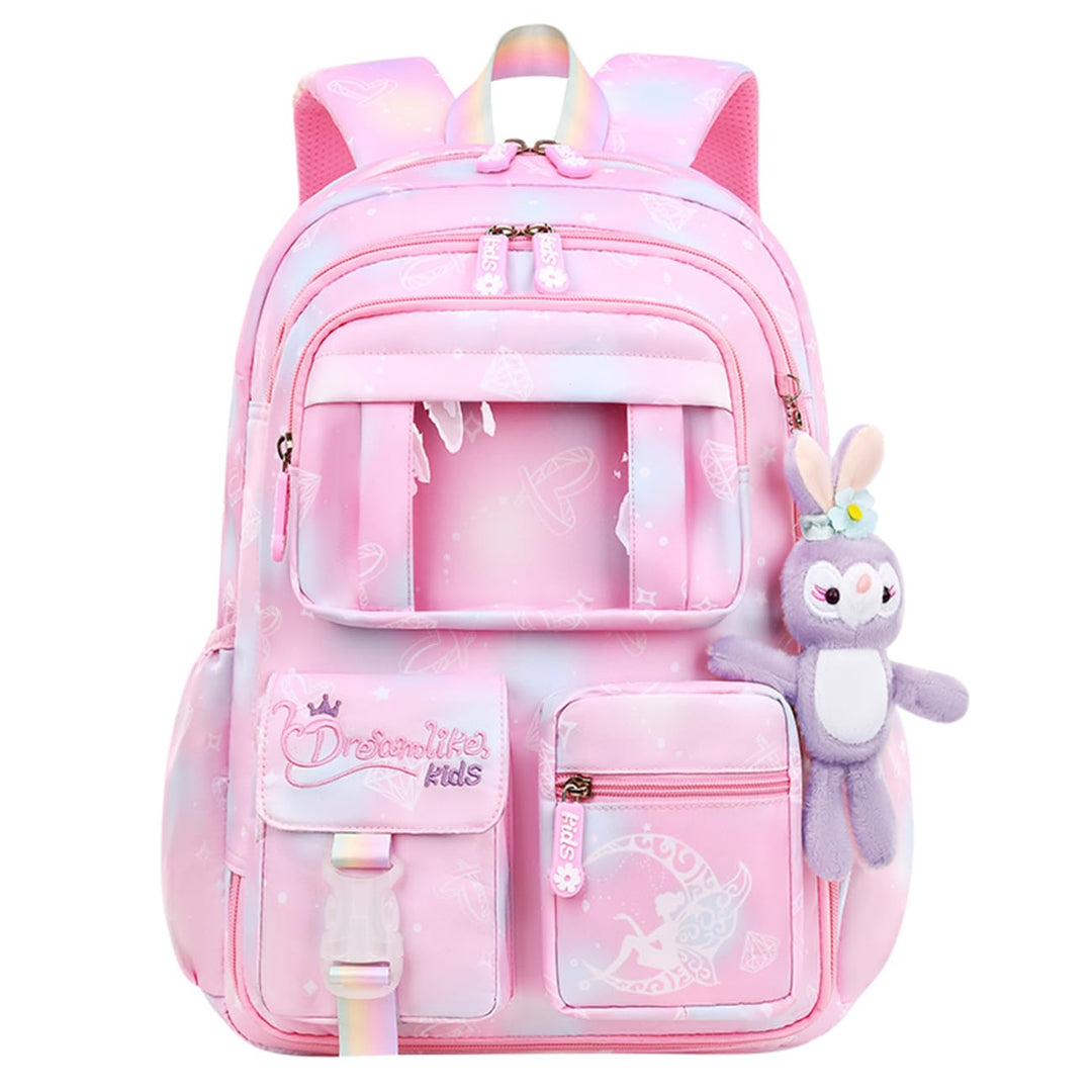 Schulrucksack für Mädchen, Kinder Grundschultaschen Leichte Rucksäcke Kinder Schulranzen Büchertasch