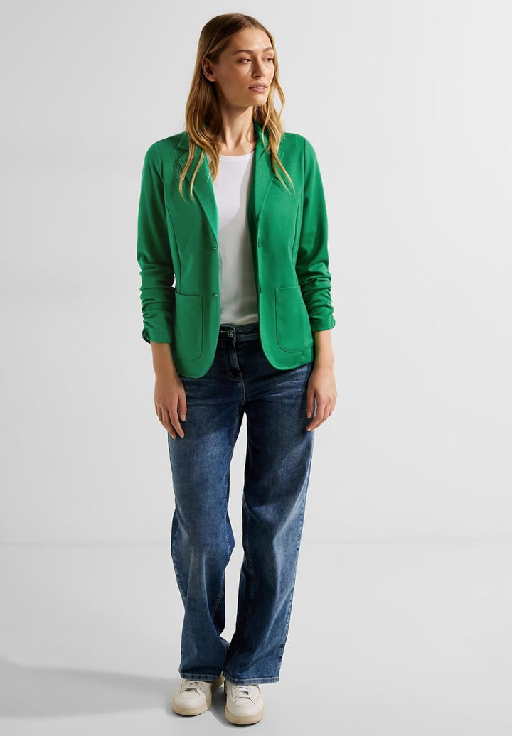 Cecil Damen Sweatblazer L Easy Green, L Easy Green