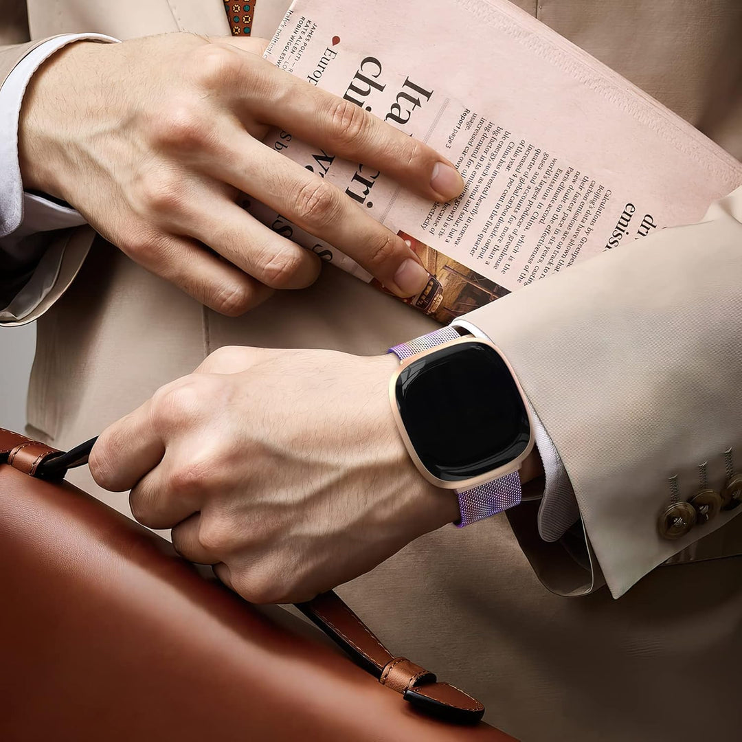 Yoohoo Armband Kompatibel mit Fitbit Versa 3 Armband/Fitbit Versa 4 Armband/Fitbit Sense Armband/Fit