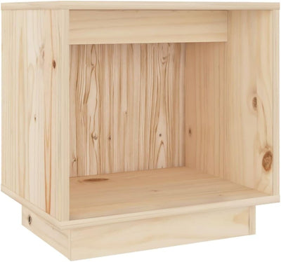 FIRBNUS Bedside Table Nachtkonsole Beistelltisch mit Stauraum Night Stand Nachttisch 40x30x40 cm Mas