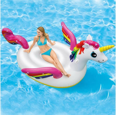 VEDES Grosshandel GmbH - Ware 77000798 Island ''Mega Unicorn'' Sportspielzeug, 287 x 193 x 165 cm