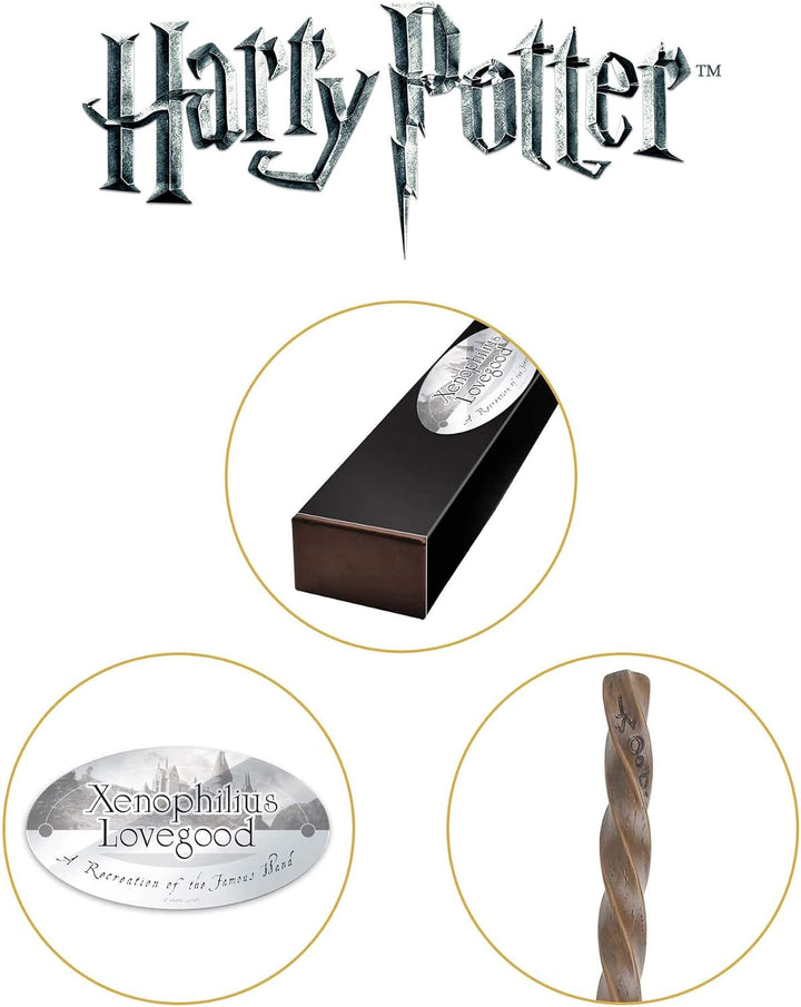 Noble Collection Zauberstab Ollivander von Xenophilus Lovegood Premium Box