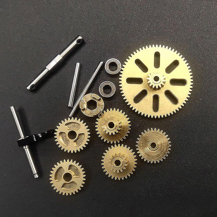 RC Kletterauto Metallgetriebe mit Getriebe für FMS 1/24 FCX24 RC Crawler Upgrade Teile Zubehör (rot)