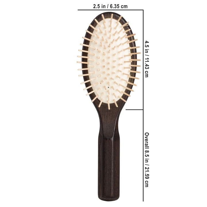 REDECKER 730009 Haarbürste, oval, Ahornstifte, Thermoholz