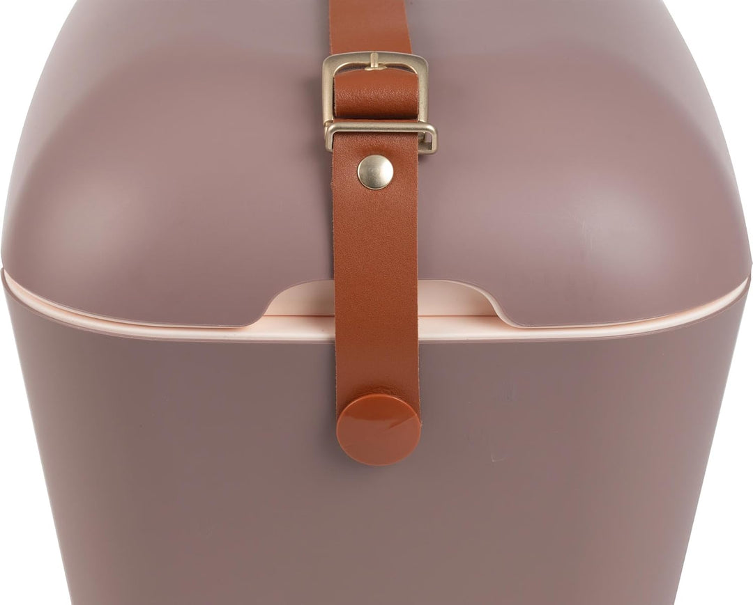 Kühlbox, 12 l, Gold, Braun mit goldfarbenen Details. POLARBOX Braun, Gold, Braun, Gold
