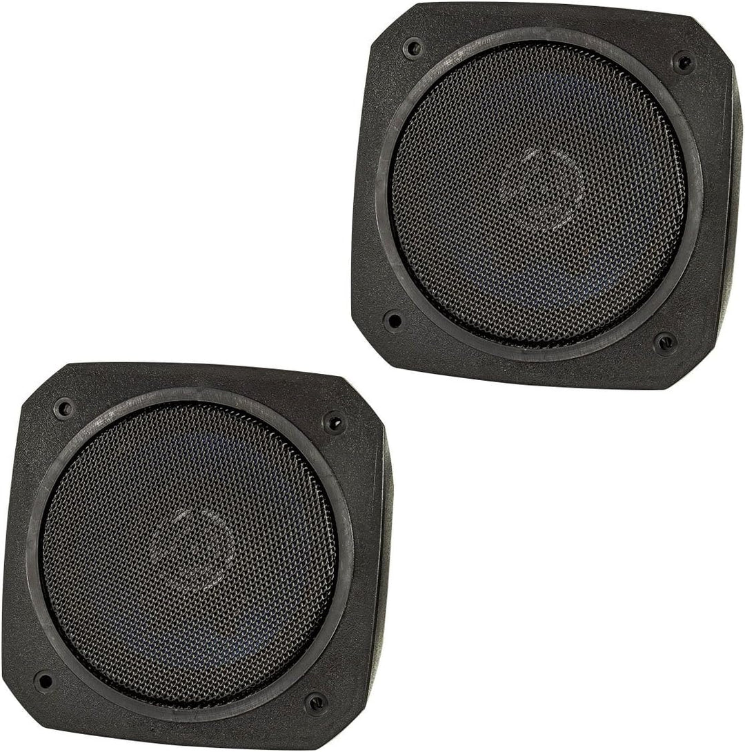 tomzz Audio 4000-010 Retro Look Aufbau Lautsprecher-Satz im Gehäuse DIN 100mm Lautsprecher 2-Wege Ko