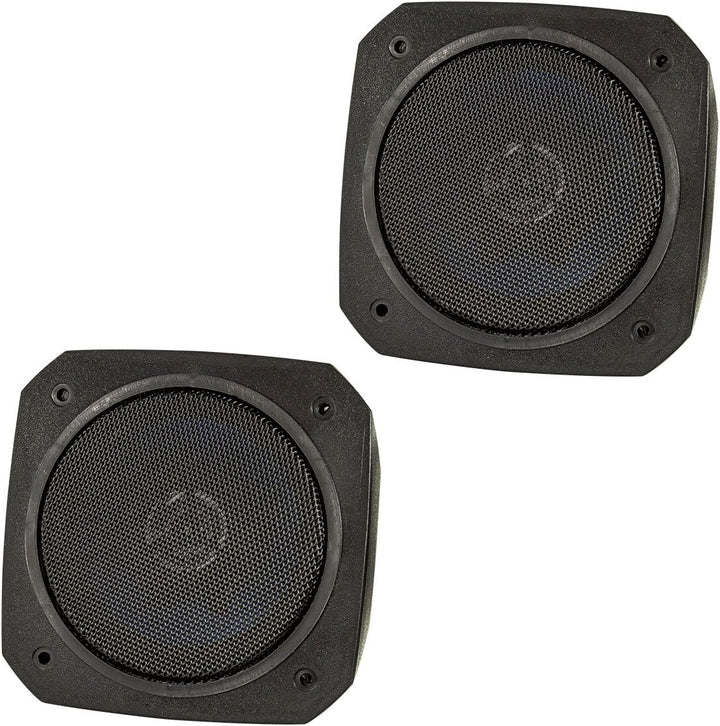 tomzz Audio 4000-010 Retro Look Aufbau Lautsprecher-Satz im Gehäuse DIN 100mm Lautsprecher 2-Wege Ko