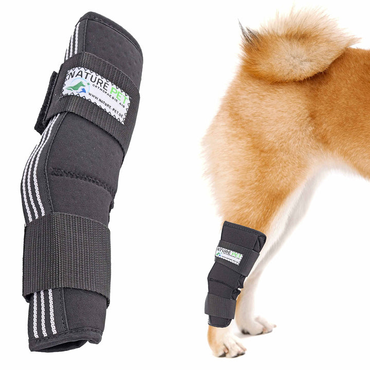 Nature Pet Sprunggelenk Schutz Bandage 165° Winkel für Hunde/Tarsalgelenk Bandage für Hunde (XXS), X