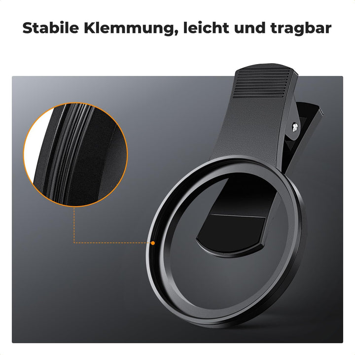 K&F CONCEPT K-Serie 67mm Black-Mist 1/4 Filter, Black Promist 1/4 Objektivfilter kompatibel mit iPho