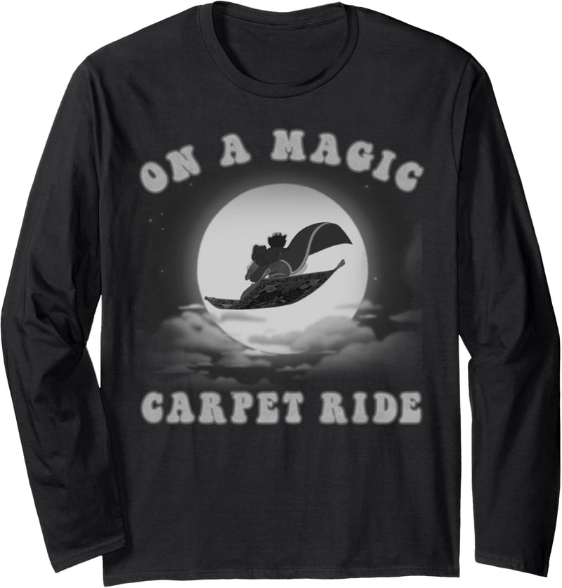 Disney Aladdin And Jasmine Magic Carpet Ride Silhouette Langarmshirt