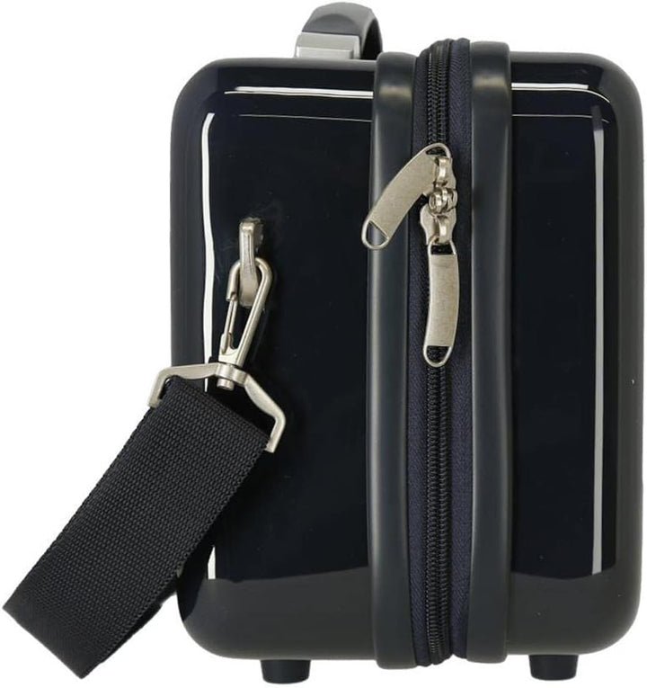 Disney Mickey Mouse Fashion Kulturbeutel mit Umhängetasche, blau, Anpassbare Kulturtasche mit Umhäng