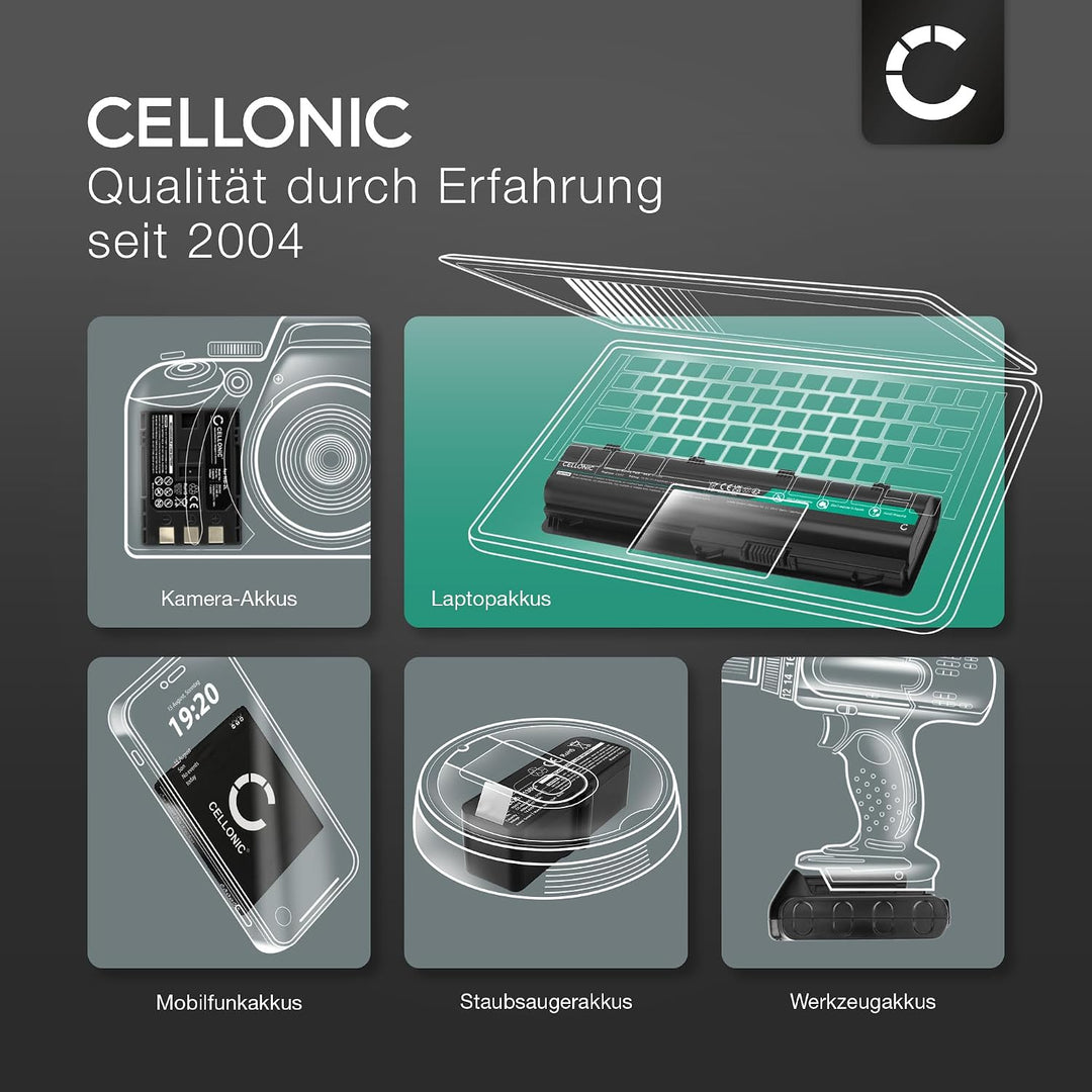 CELLONIC 1x Akku für Lautsprecher Kompatibel mit JBL Link 10, GSP103465 - (3600mAh, 3.7V)