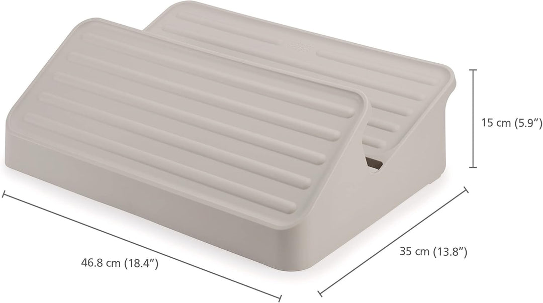 Joseph Joseph Shoe-In - 2-stufiger, platzsparender Schuhregal-Organisator, für bis zu 6 Paar Schuhe,
