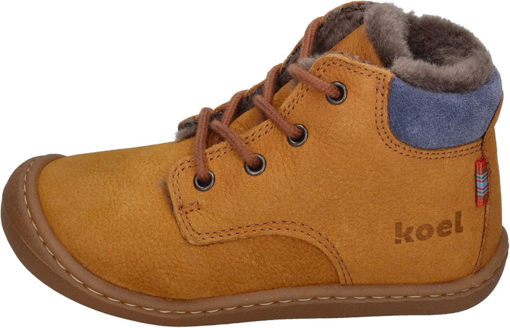 KOEL Barefoot Lauflernschuhe - Bill 2.0 Lambswool Cognac 21 EU Cognac, 21 EU Cognac