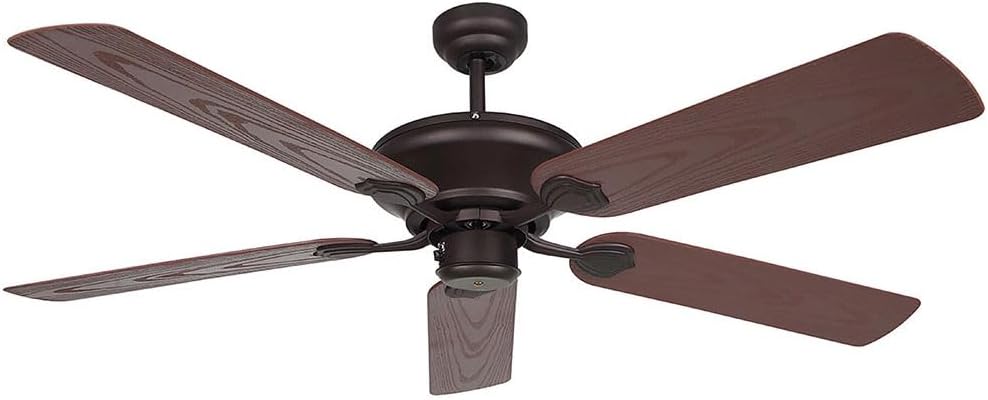 Orbegozo CP 74132 – Deckenventilator ohne Licht für Aussen, 5 Flügel, 132 cm Durchmesser, Leistung 6