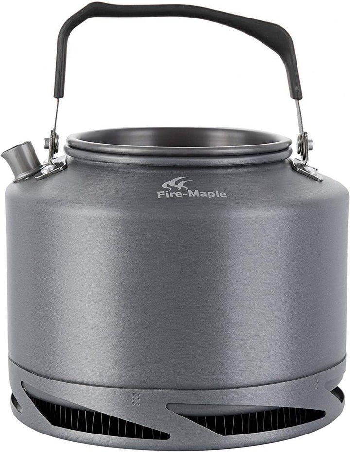 Fire-Maple Camping Kessel aus eloxiertem Aluminium, XT in Zwei Grössen 1,5 Liter Schwarz, 1,5 Liter