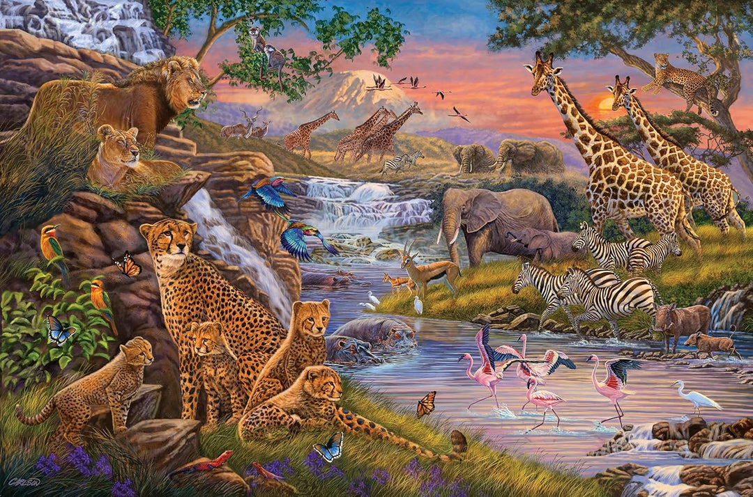 RAVENSBURGER 16465 Animal Kingdom 3000 Teile Puzzle für Erwachsene & Kinder ab 12 Jahren, 36 Stück
