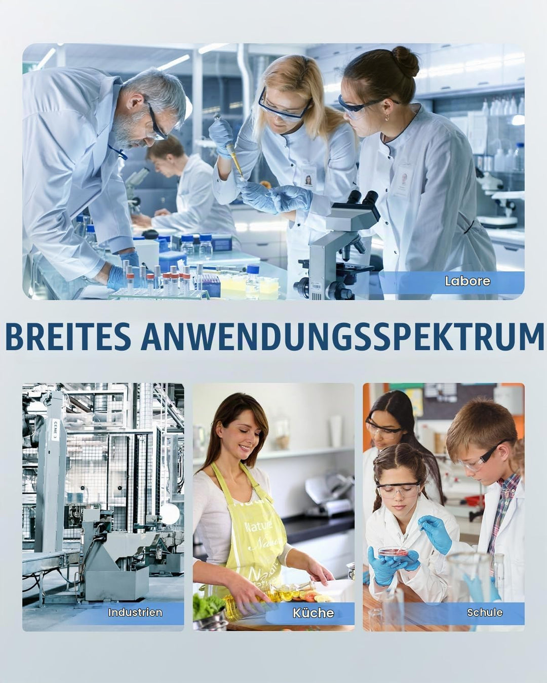 GOYOJO Labor-Feinwaage 5000g x 0,01g, Hochpräzise Labor-Analysewaage, Elektronische Präzisionswaage,