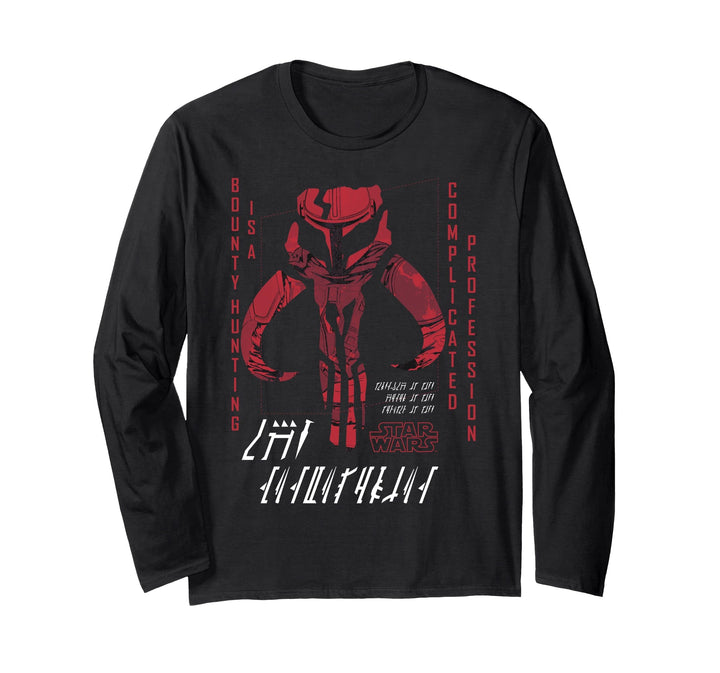 Star Wars The Mandalorian Mythosaur Fill Langarmshirt