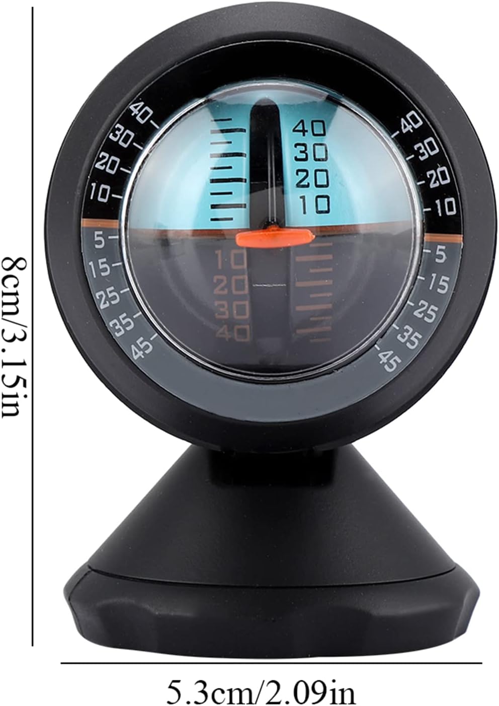360-Grad-Auto-Fahrzeug-Neigungsmesser Neigungsanzeige Gradient Balancer Tool Meter Level Tilt Gauge