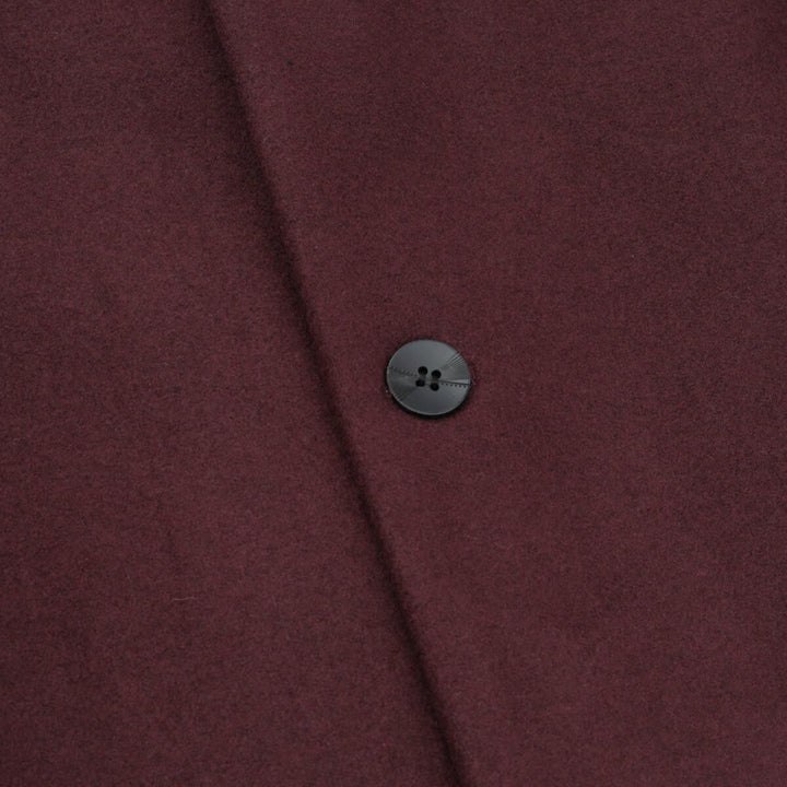 Wintermantel Herren Wollmantel Lang Slim Fit Herrenmantel mit Stehkragen Business Coat für Winter, W