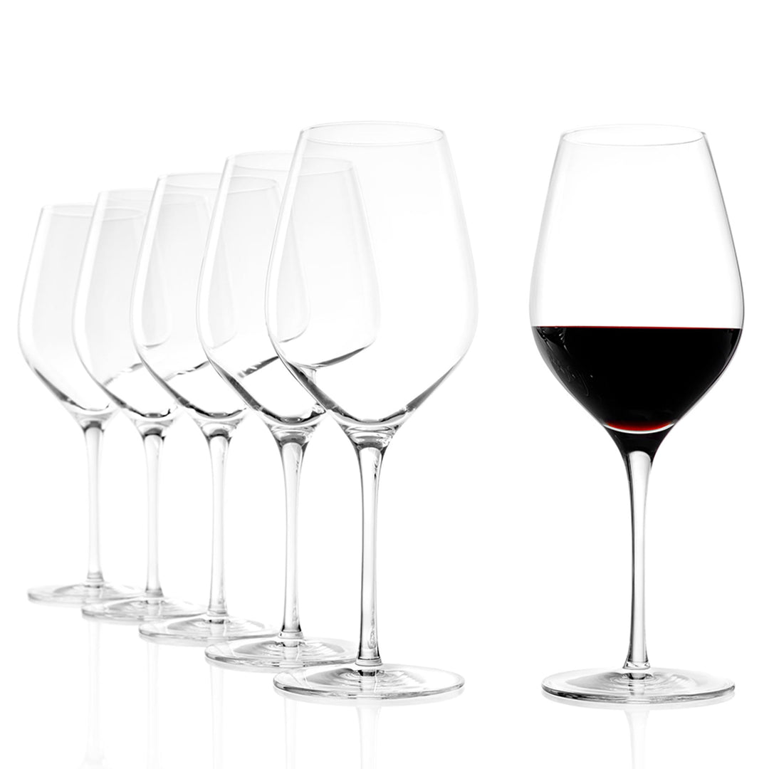 Stölzle Lausitz Rotweingläser Exquisit Royal 480ml I Rotweingläser 6er Set I Weingläser spülmaschine