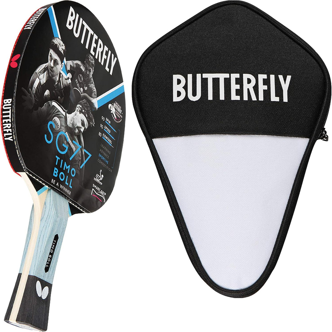 Butterfly® Timo Boll SG77 Tischtennisschläger | Tischtennis Racket Bat Hobby & Training | routiniert