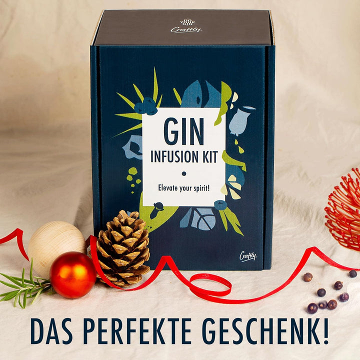 DIY Gin Infusion Set by Craftly | Gift Set | Great Gift for Him, Her, Partner, Anniversary, Birthday