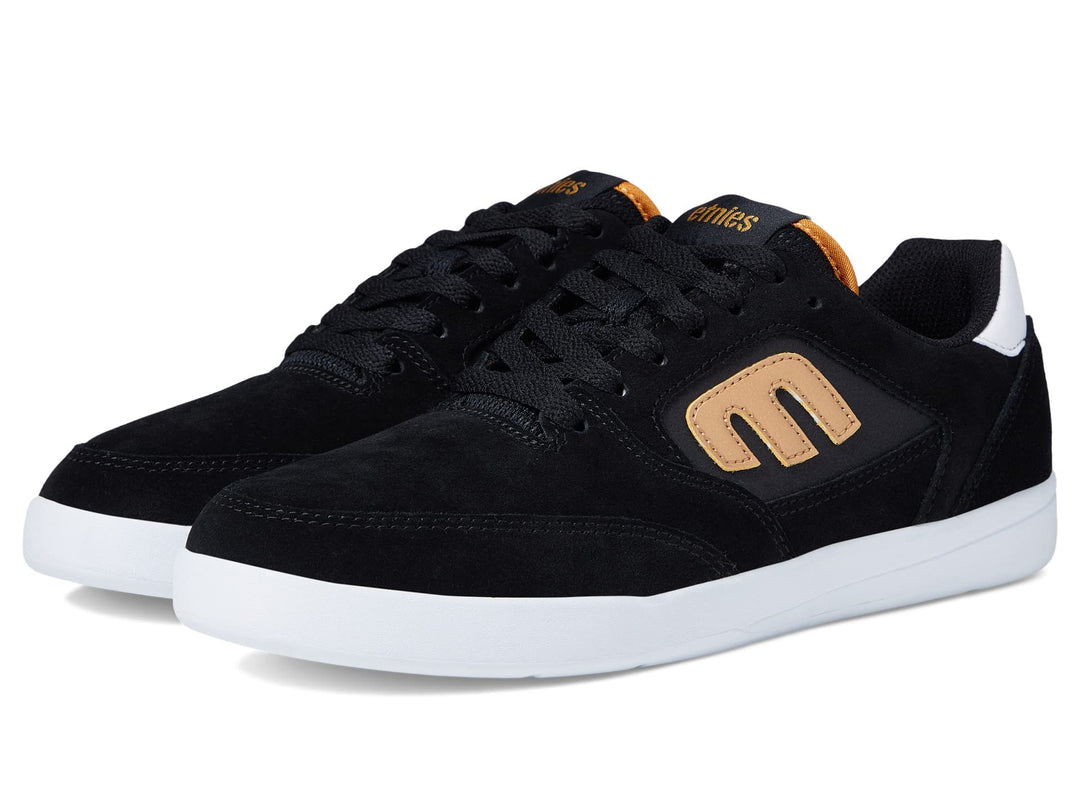 Etnies Herren Veer Skate-Schuh 40 EU Schwarz Gold Weiss, 40 EU Schwarz Gold Wei&amp;