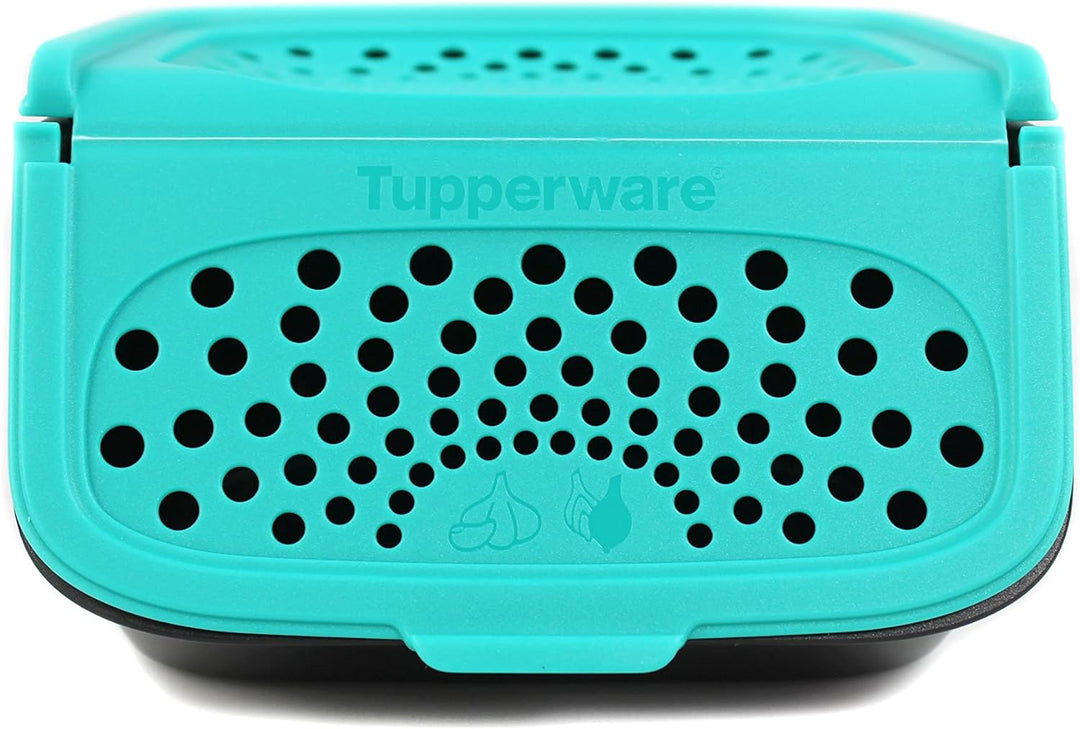 Tupperware Knoblauch-Lager 2,3 L schwarz türkis
