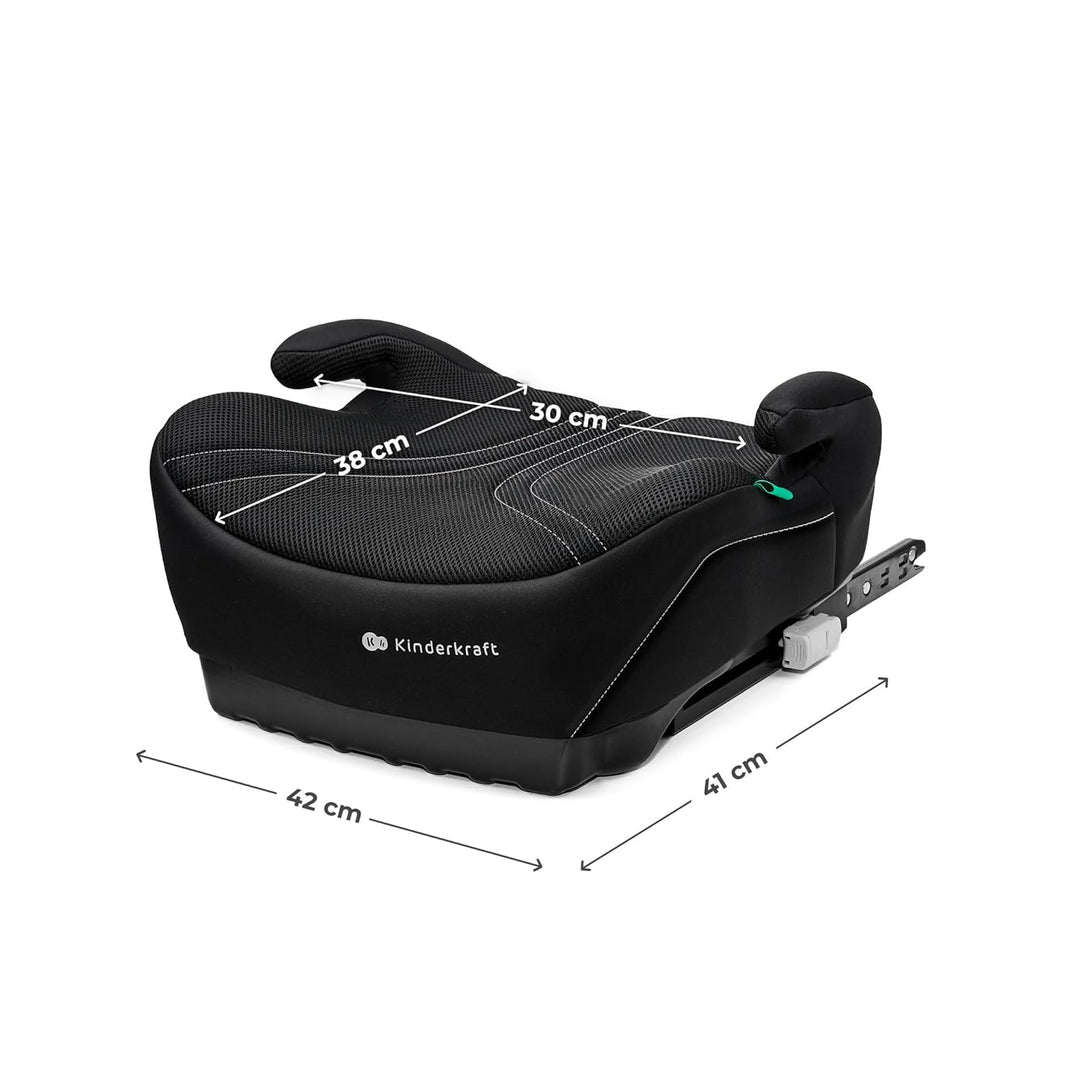 Kinderkraft I-BOOST 2 PRO, Sitz für Kinder von 125-150cm und im Alter von 6-12 Jahren, Isofix-Montag
