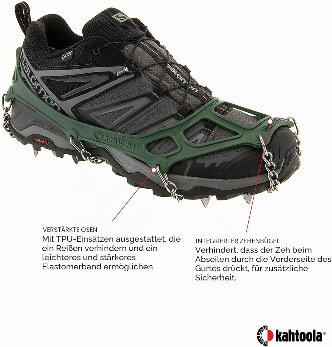Kahtoola Microspikes Footwear Traction – 2015/16 Waldgrün L, Waldgrün L