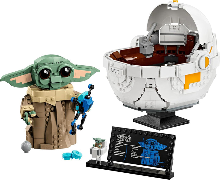 LEGO Star Wars 75403 Grogu in Seiner Repulsorwiege aus The Mandalorian - Minifigur zum Sammeln - Mod