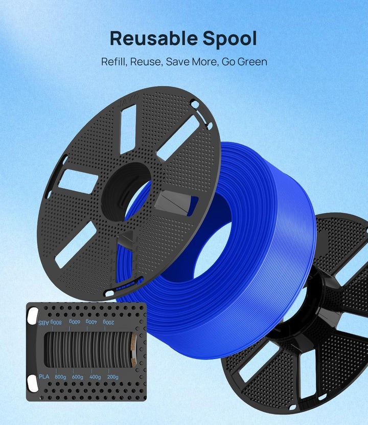 JAYO PLA Filament 1.75 mm, 3D Drucker Filament, Massgenauigkeit +/- 0.02mm, 1.1 KG Spule (2,4 lbs),